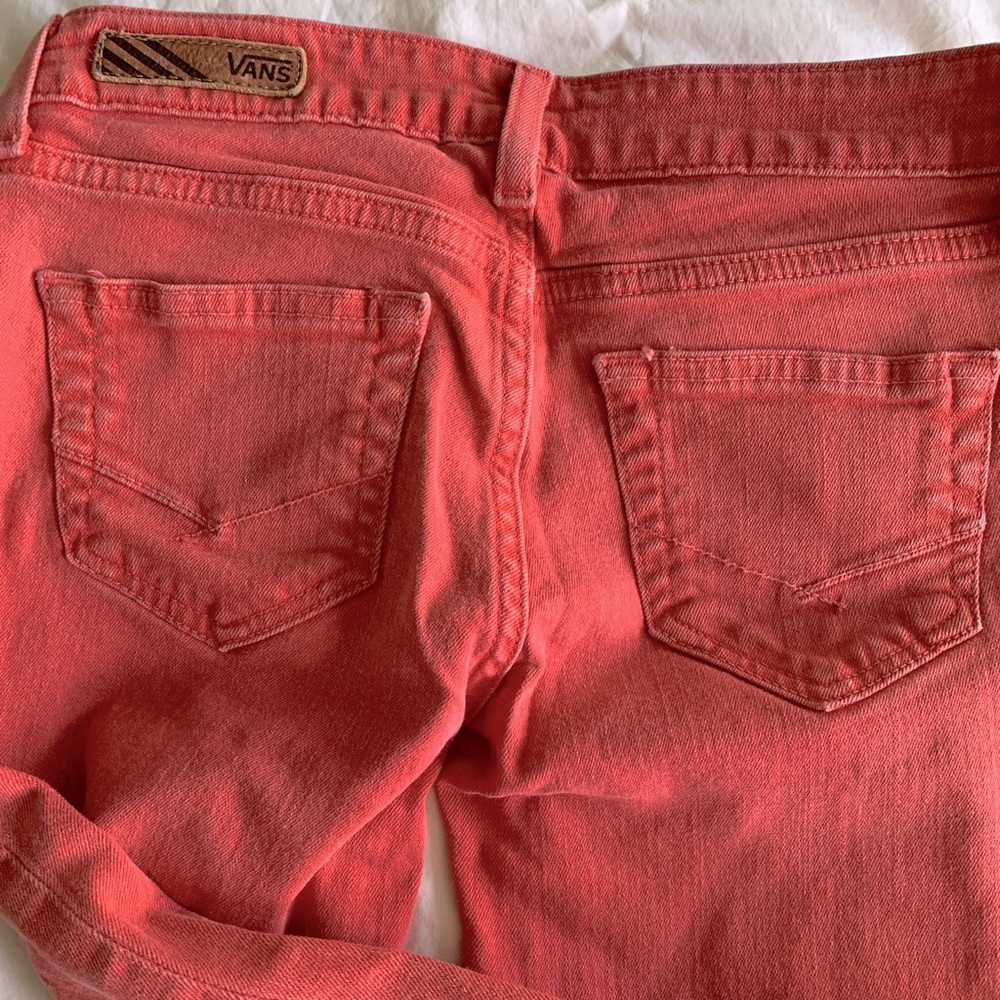 Vans Junior Size 3 Skinny Jeans in Burnt Red